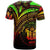 Niue T-Shirt - Reggae Color Cross Style
