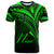 Niue T Shirt Green Color Cross Style Unisex Black - Polynesian Pride