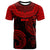 NiueT- Shirt - Unique Serrated Texture Red