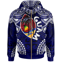 Guam Hoodie Custom Guam Independence Day Wish You A Very Happy Independence Day With Polynesian Patterns LT10 - Polynesian Pride