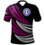 Northern Mariana Islands Custom Polo Shirt Wave Pattern Alternating Purple Color Unisex Purple - Polynesian Pride