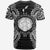 Northern Mariana Islands All T Shirt Northern Mariana Islands Seal Map Polynesian Tattoo White Black - Polynesian Pride