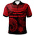 Northern Mariana Islands Polo Shirt Unique Serrated Texture Red Unisex Red - Polynesian Pride