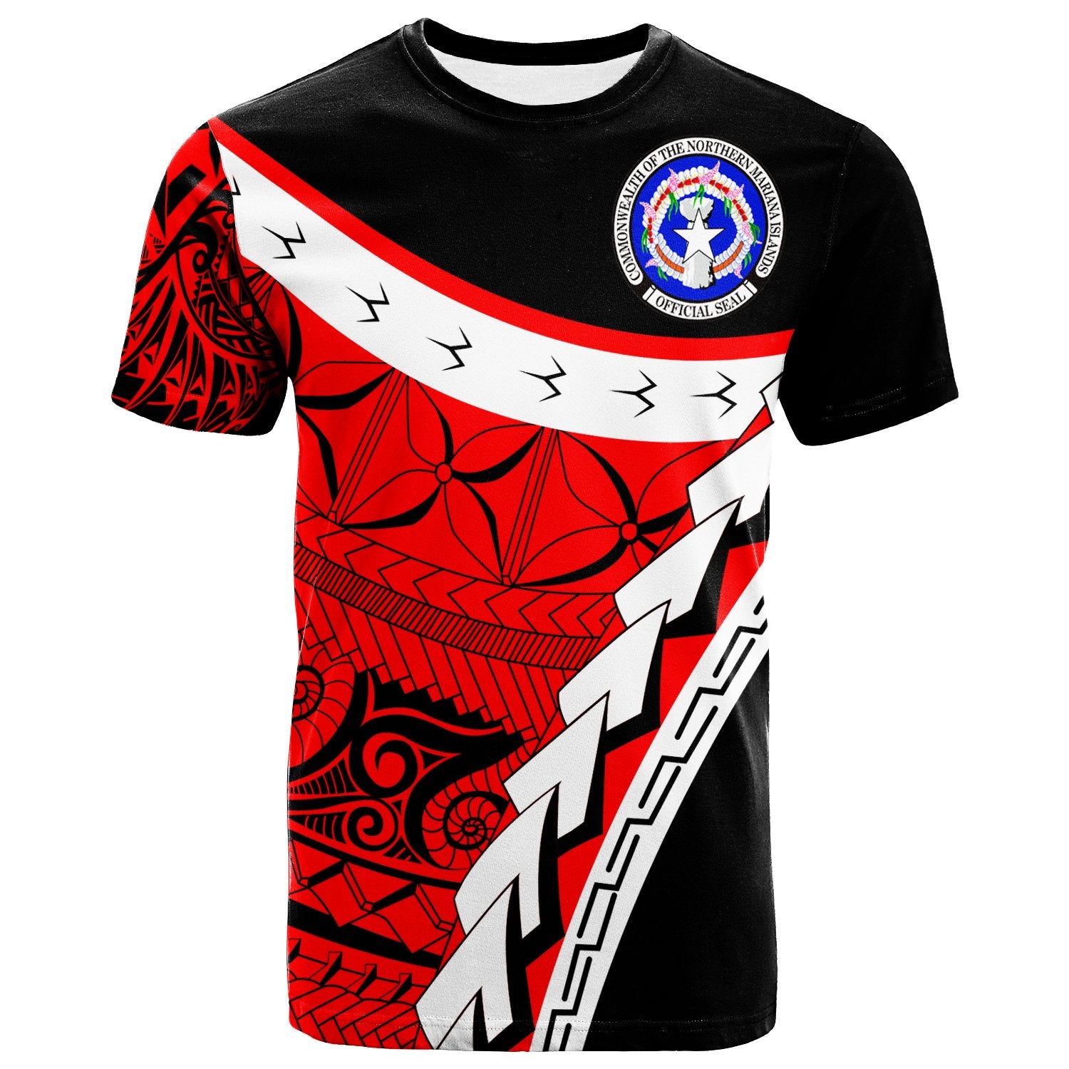 Northern Mariana Islands Custom T Shirt Proud Of Northern Mariana Islands Unisex Red - Polynesian Pride