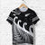 New Zealand Rugby Maori T Shirt Silver Fern Koru Vibes Black LT8 - Polynesian Pride