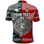 Custom New Zealand Tonga Polo Shirt Maori and Polynesian Together Paua Shell, Custom Text and Number LT8 - Polynesian Pride