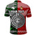 Custom New Zealand Tonga Polo Shirt Maori and Polynesian Together Green, Custom Text and Number LT8 - Polynesian Pride