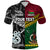 Custom Vanuatu New Zealand Polo Shirt Together Black LT8 - Polynesian Pride