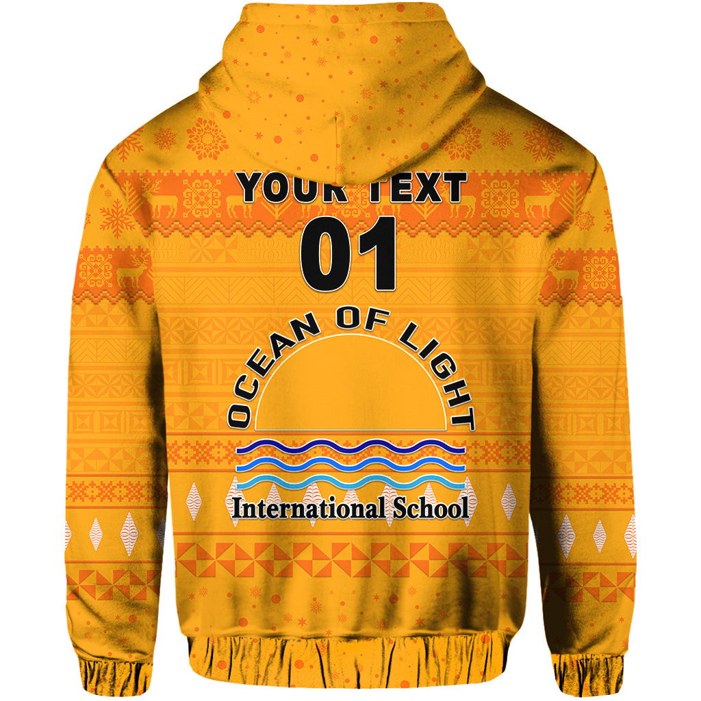 Custom Ocean of Light International School Christmas Hoodie Simple Style LT8 - Polynesian Pride