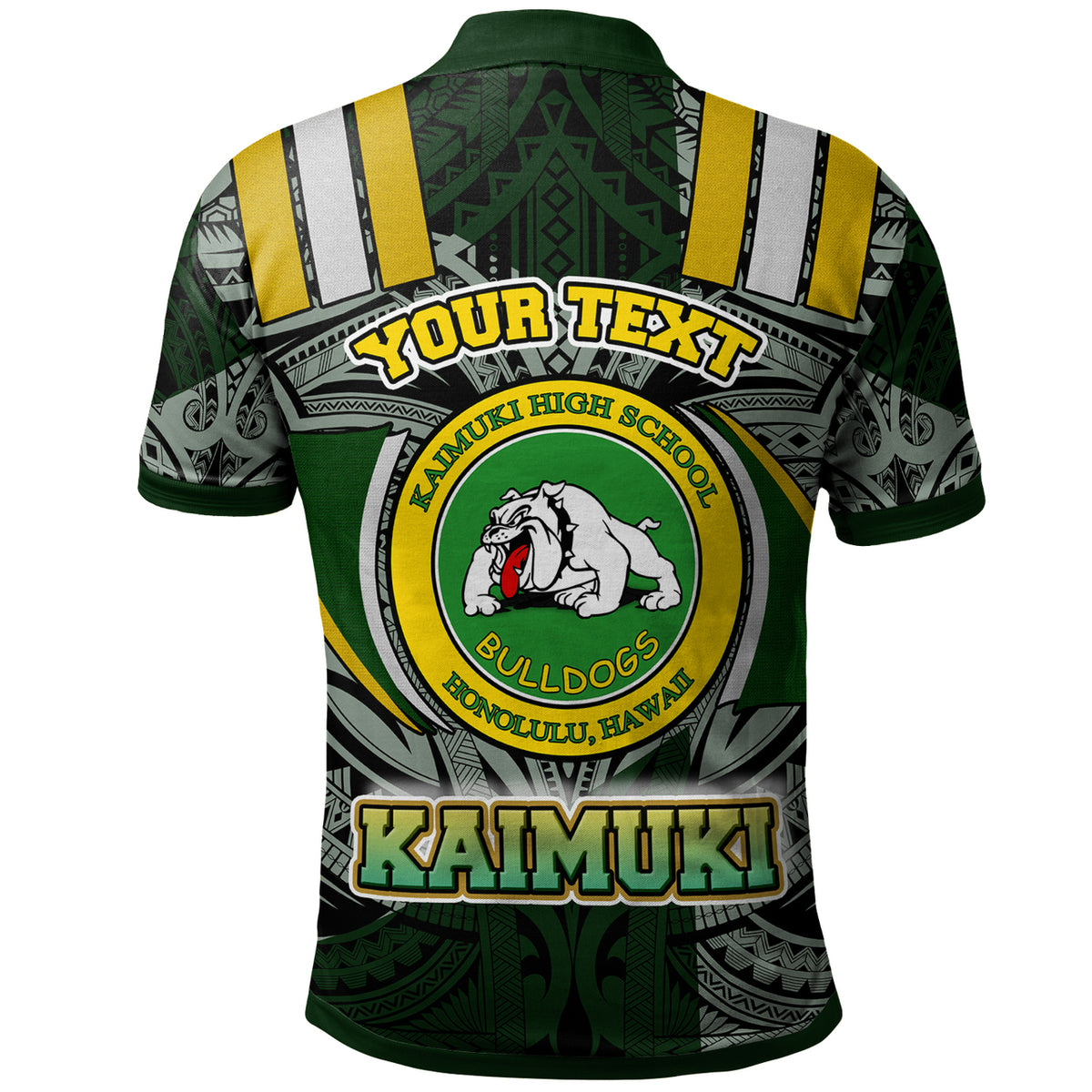 Hawaii Kaimuki High School Polo Shirt Custom Kaimuki High School Polynesian Pattern Polo Shirt LT10 - Polynesian Pride