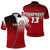Custom Tonga Rugby Polo Shirt Impressive Version Custom Text and Number Unisex Red - Polynesian Pride