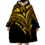 Palau Gold Color Cross Style Wearable Blanket Hoodie LT9 - Polynesian Pride