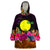 Palau Summer Hibiscus Wearable Blanket Hoodie LT9 Unisex One Size - Polynesian Pride