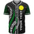 Palau Polynesian Custom Personalised Baseball Shirt - Palau Strong Fire Pattern Unisex Black - Polynesian Pride