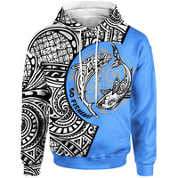 Palau Hoodie Go Fishing Now Unisex Blue - Polynesian Pride