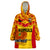 Papua New Guinea Rugby PNG Kumuls Bird Of Paradise Yellow Wearable Blanket Hoodie LT14 Unisex One Size - Polynesian Pride
