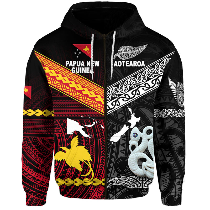 Papua New Guinea Independence Day Zip up Hoodie LT12