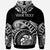 Papua New Guinea Custom Hoodie Ethnic Style With Round Black White Pattern - Polynesian Pride