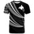 Papua New Guinea Custom T Shirt Wave Pattern Alternating White Color Unisex White - Polynesian Pride