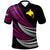 Papua Custom Polo Shirt Wave Pattern Alternating Purple Color Unisex Purple - Polynesian Pride