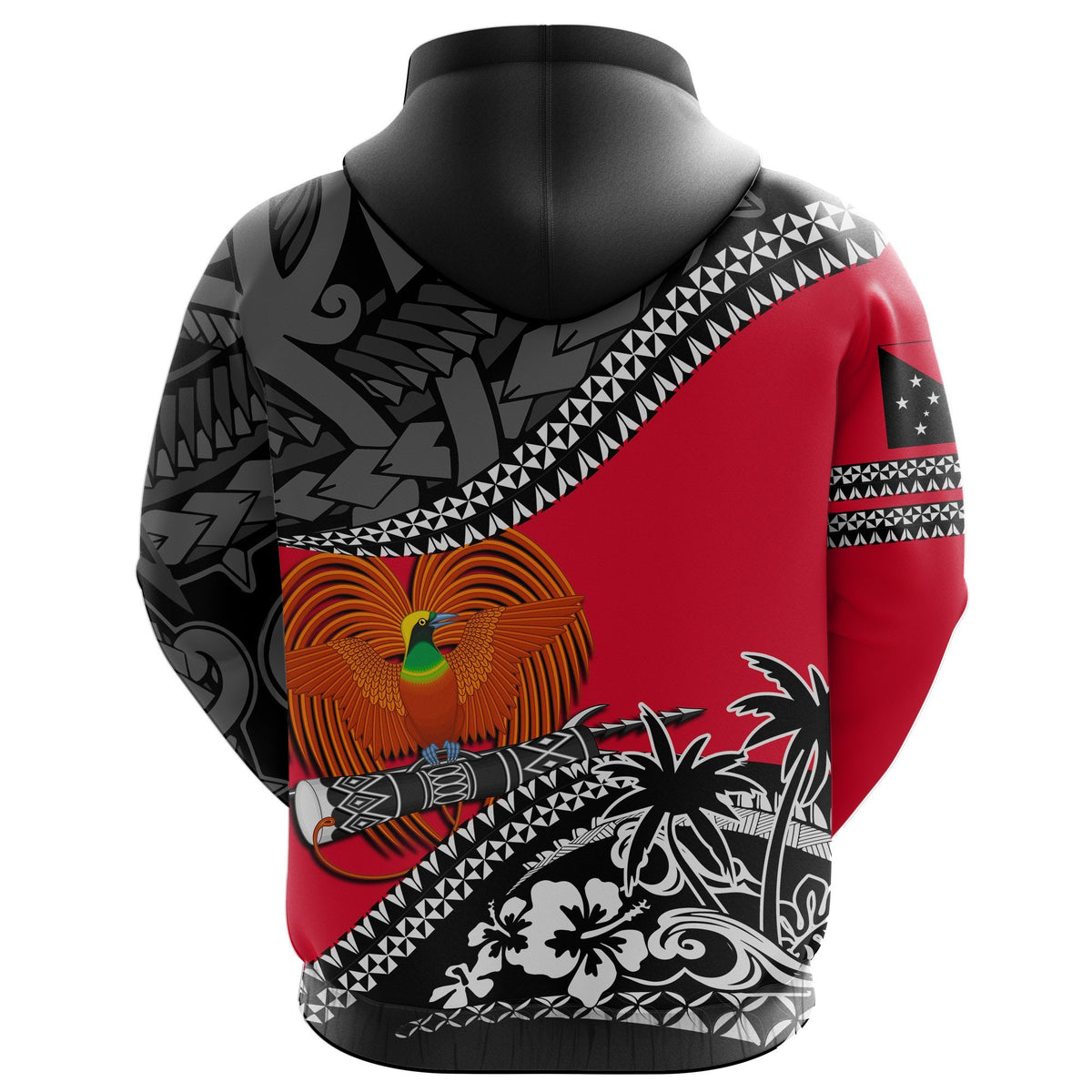 Papua New Guinea Hoodie Fall In The Wave K7 - Polynesian Pride