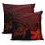 hawaiiPillow Cases - Hawaii Turtle Plumeria Red One Size 18"x 18" (Twin Sides) (Set of 2) Red - Polynesian Pride