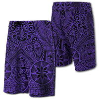 Hawaii Polynesian Kakau Turtle Purple Men Purple - Polynesian Pride