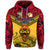 Custom Papua New Guinea Port Moresby Vipers Hoodie Rugby Original Style Red, Custom Text and Number LT8 - Polynesian Pride