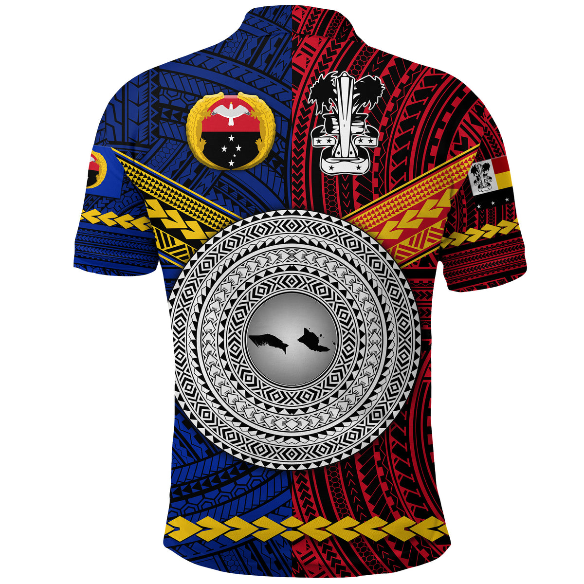 PNG Gulf Province and Madang Province Polo Shirt Together LT8 - Polynesian Pride