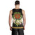 Papua New Guinea Men's Tank Top - Polynesian Gold Patterns Collection - Polynesian Pride