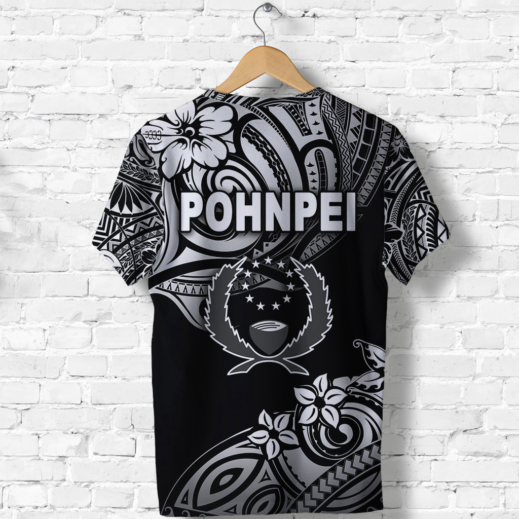 FSM Pohnpei T Shirt Unique Vibes Black LT8 - Polynesian Pride