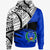 Pohnpei Custom Hoodie Pohnpei Flag Style With Claw Pattern Unisex Blue - Polynesian Pride