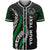 Pohnpei Polynesian Custom Personalised Baseball Shirt - Pohnpei Strong Fire Pattern Unisex Black - Polynesian Pride