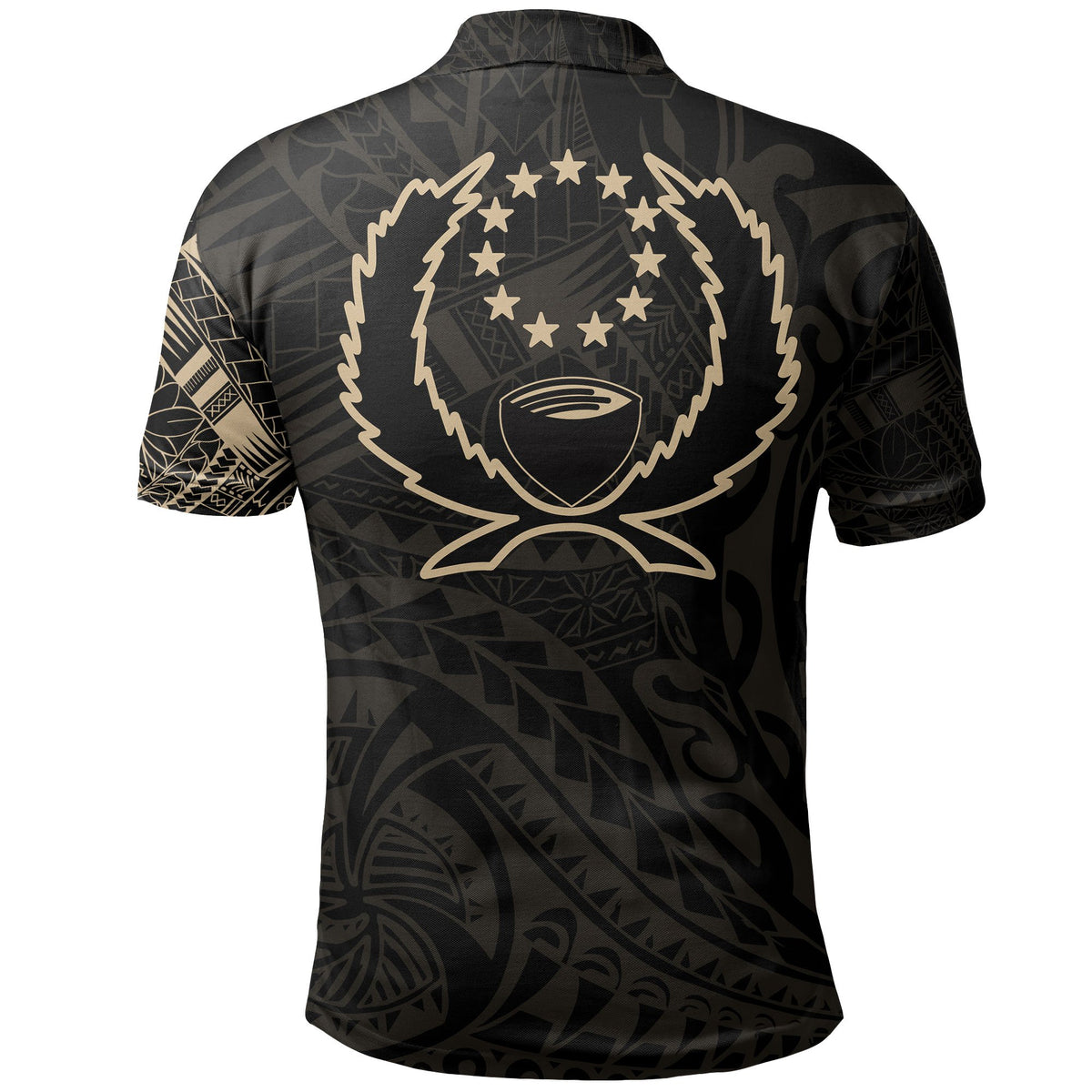Pohnpei Polo Shirt Pohnpei Flag Polynesian Tattoo A7 - Polynesian Pride