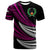 Pohnpei Custom T Shirt Wave Pattern Alternating Purple Color Unisex Purple - Polynesian Pride