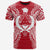Pohnpei All T Shirt Pohnpei Flag Map Polynesian Tattoo Red White Unisex Red - Polynesian Pride