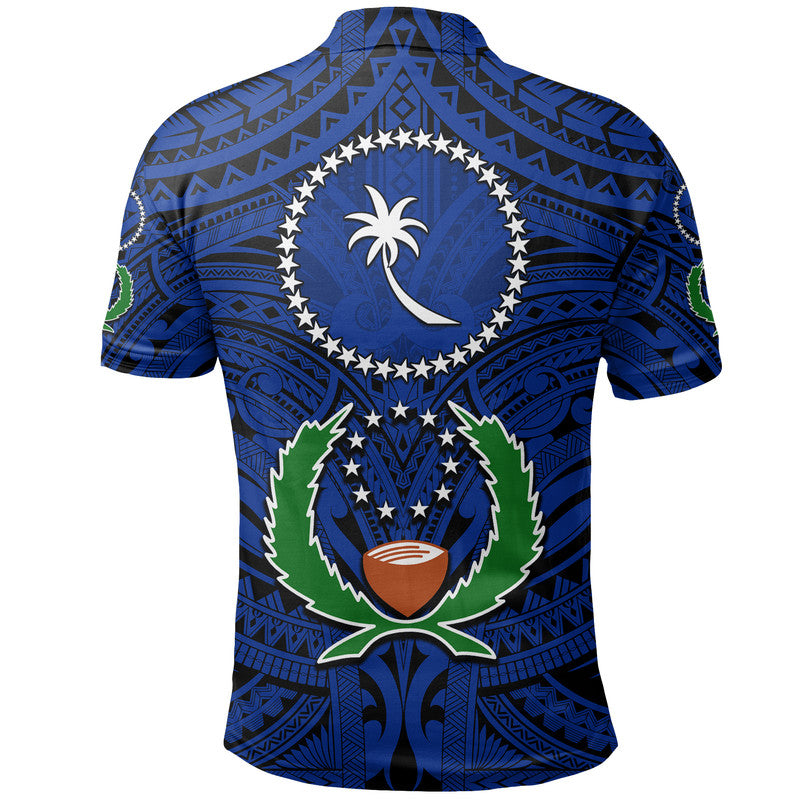 Micronesia Culture Day Polo Shirt Chuuk and Pohnpei LT6 LT6 - Polynesian Pride