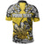 Custom Niue Uga Polo Shirt Tribal Patterns Yellow Style LT6 - Polynesian Pride