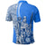 Hawaiian King Kamehameha Polo Shirt Vibe Blue Style LT6 - Polynesian Pride