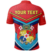 Custom Tonga Mate Maa Rugby Polo Shirt Jersey LT6 - Polynesian Pride