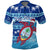 Guam Christmas Polo Shirt Go To The Beach Blue - Polynesian Pride