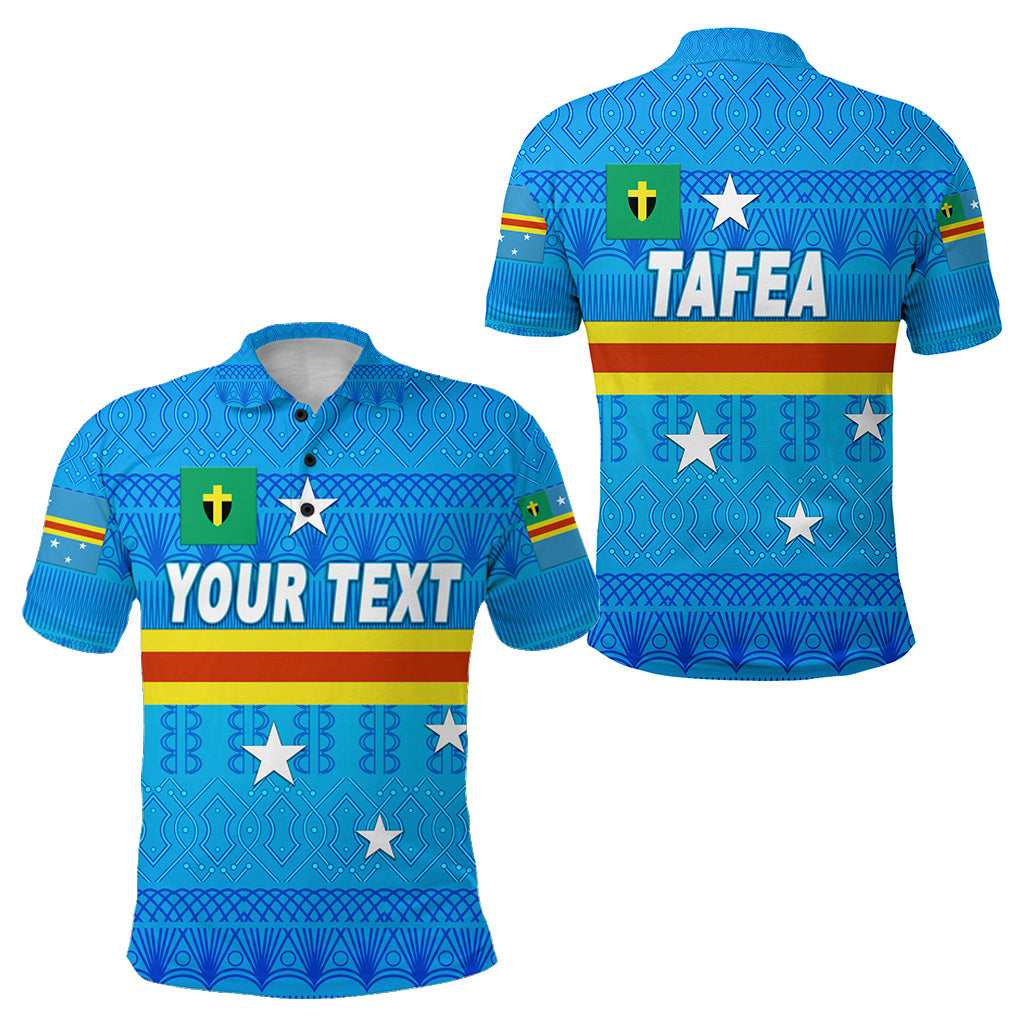 Custom Tafea Province Polo Shirt Vanuatu Pattern Traditional Style LT8 Unisex Blue - Polynesian Pride