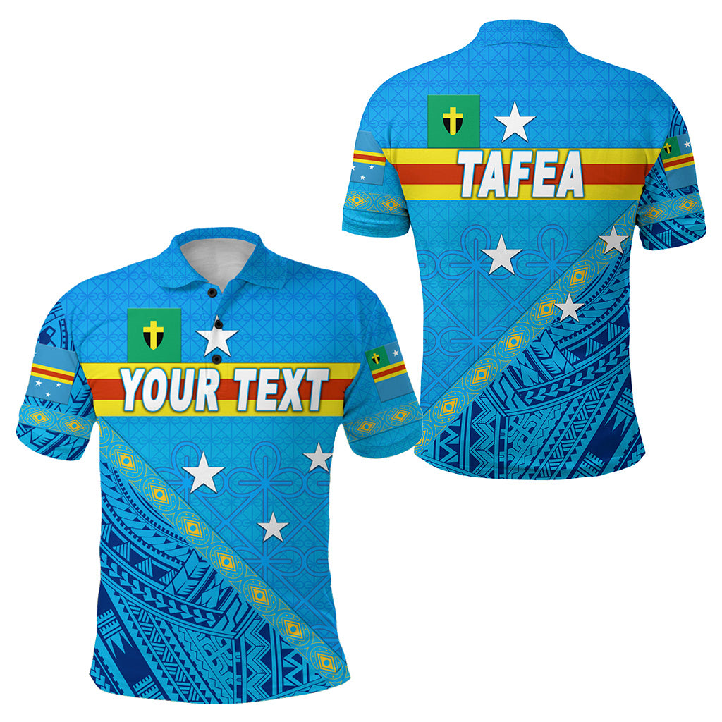 Custom Tafea Province Polo Shirt Vanuatu Pattern Unique Style LT8 Unisex Blue - Polynesian Pride