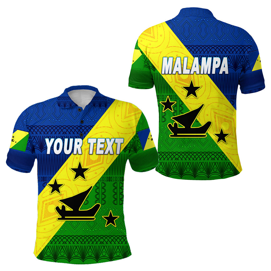 Custom Malampa Province Polo Shirt Vanuatu Pattern Traditional Style LT8 Unisex Blue - Polynesian Pride