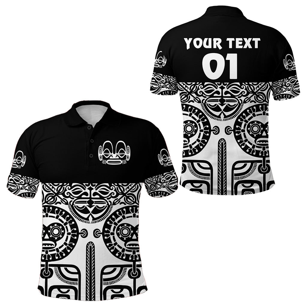 Custom Marquesas Islands Polo Shirt Marquesan Tattoo Special Style Black LT8 - Polynesian Pride