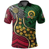 Vanuatu Mix Aboriginal Happy Independence Day Polo Shirt LT6 - Polynesian Pride