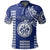 Custom Hawaii High School Waiakea Polo Shirt Mix Kakau LT6 Blue - Polynesian Pride