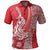 Hawaiian Shark Polynesian Polo Shirt Vibe Red Style LT6 Red - Polynesian Pride