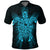 New Zealand Maori Polo Shirt, Wairua Tattoo Turtle Golf Shirts Blue Unisex Black - Polynesian Pride