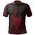 Guam Polo Shirt Guahan Seal Chamorro Tribal Red Color Unisex Black - Polynesian Pride